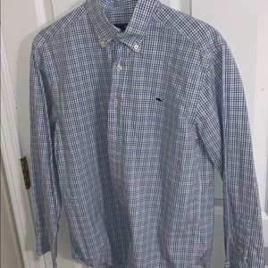 Vineyard Vines Checkered Slim Fit Button Down